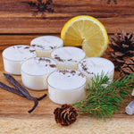 Load image into Gallery viewer, Nordic Spruce Scented Soy Wax Tea Light Candles

