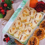 Load image into Gallery viewer, Christmas Spice Scented Soy Wax Tea Light Candles Gift Box | 12 Tealight Candles Gift Set
