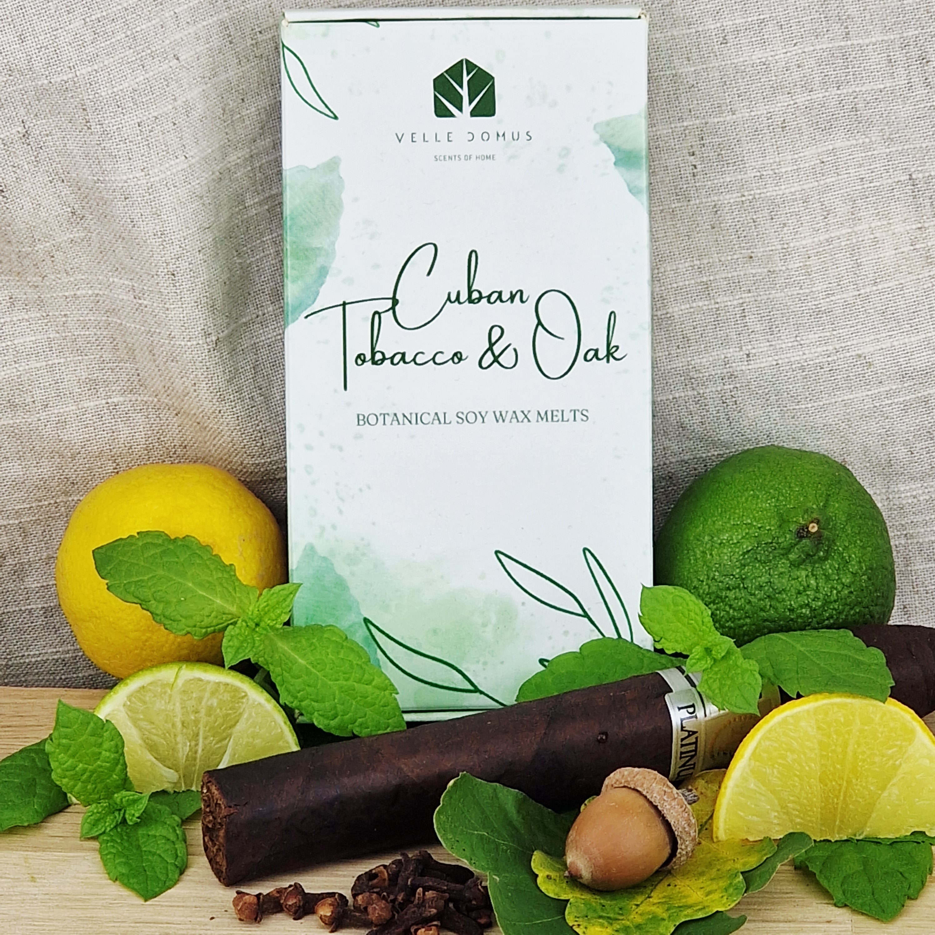 Cuban Tobacco & Oak Scented Soy Wax Melts