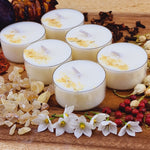 Load image into Gallery viewer, Jasmine &amp; Frankincense Scented Soy Wax Tea Light Candles
