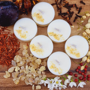 Jasmine & Frankincense Scented Soy Wax Tea Light Candles