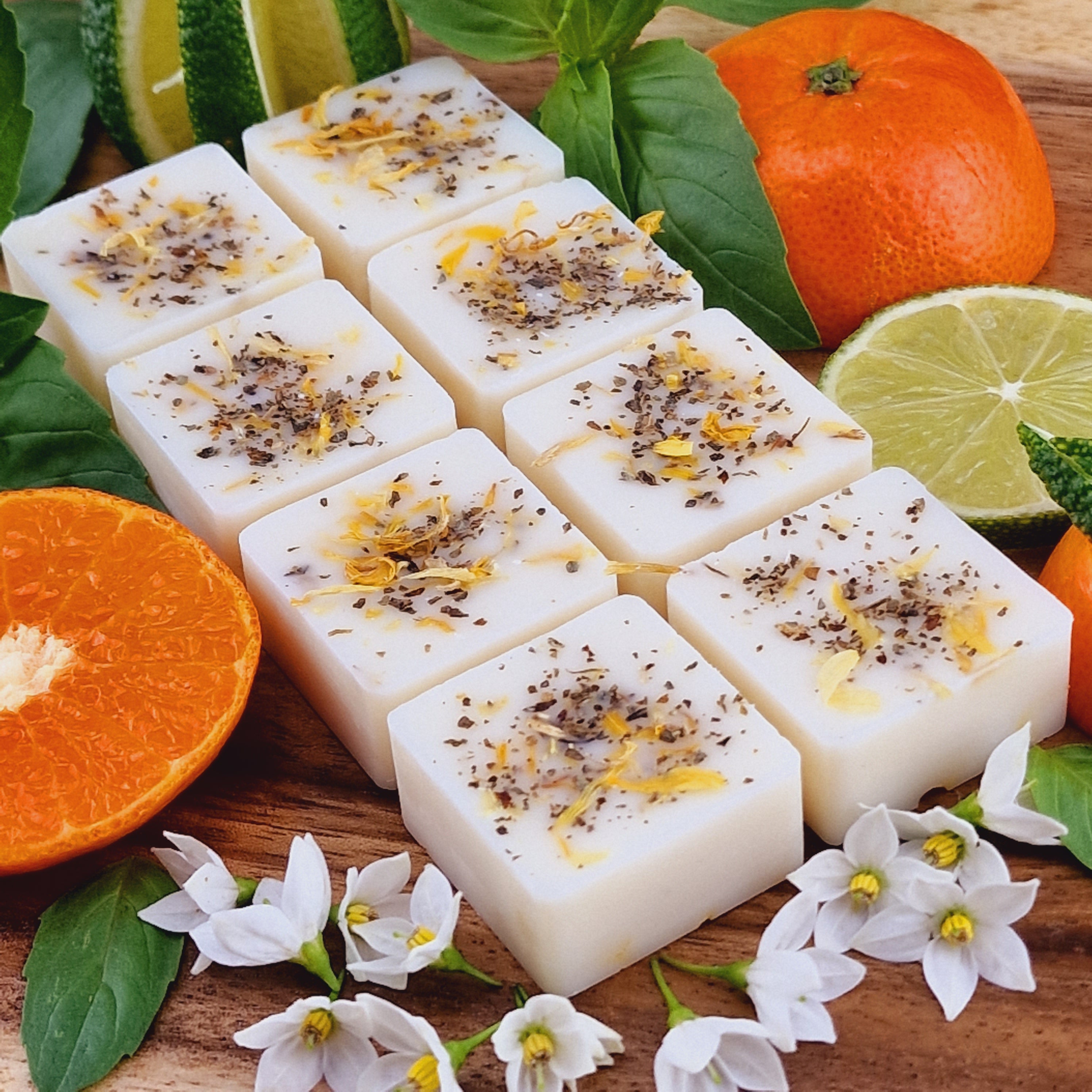 Lime, Basil & Mandarin Botanical Eco Soy Wax Melts