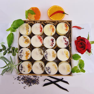 4 Feelings Tea Light Candles Gift Set