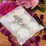 Load image into Gallery viewer, VS Fragrances 6 Tea Lights Velvet Peony &amp; Oud Scented Soy Wax Tea Light Candles
